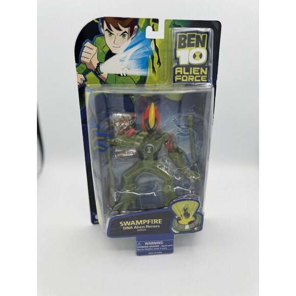 Ben 10 DNA Alien Heroes Swampfire - 2008 New In box - Picture 1 of 12